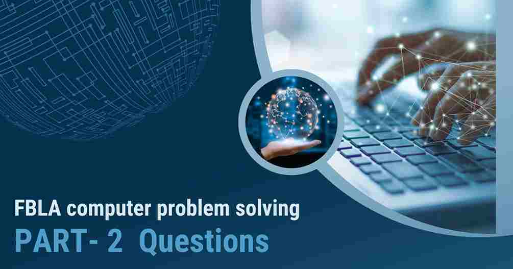 FBLA computer problem solving 